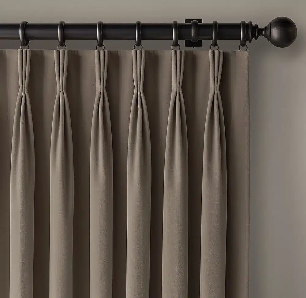 wave pleat curtains