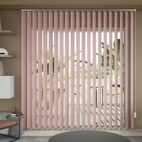 pink vertical blinds