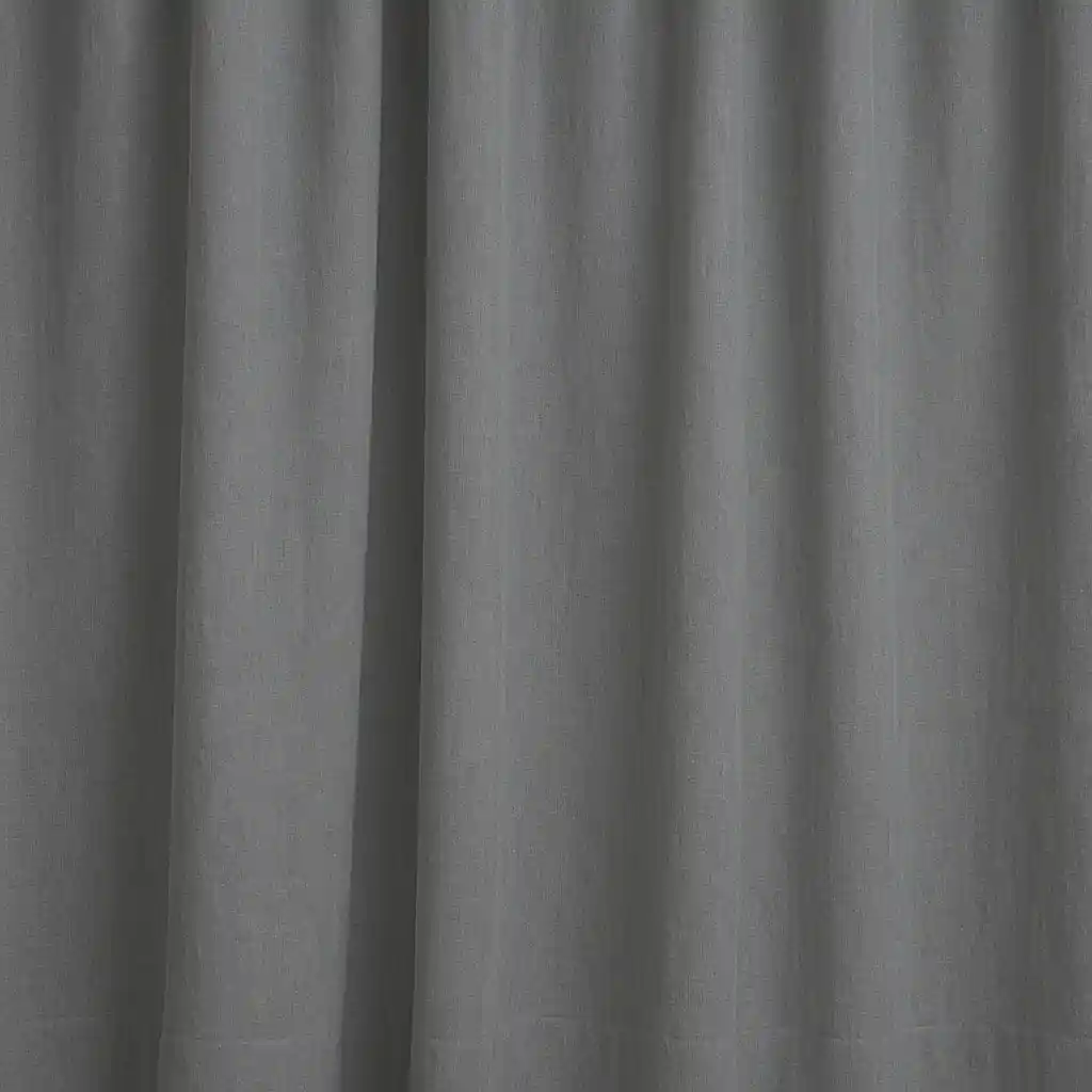 grey cotton curtains