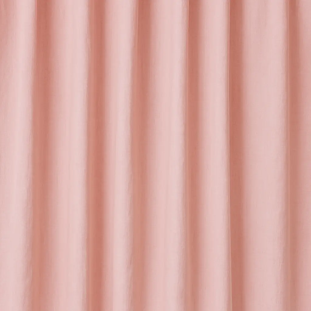 pink cotton curtains