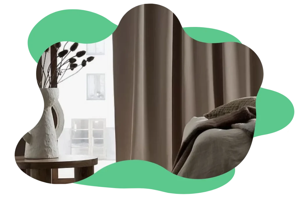 Beige Curtains