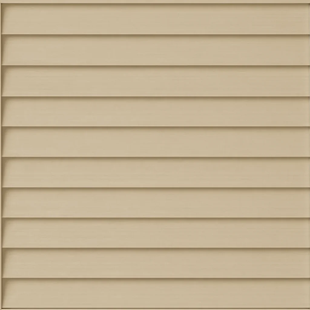 Beige wooden blinds