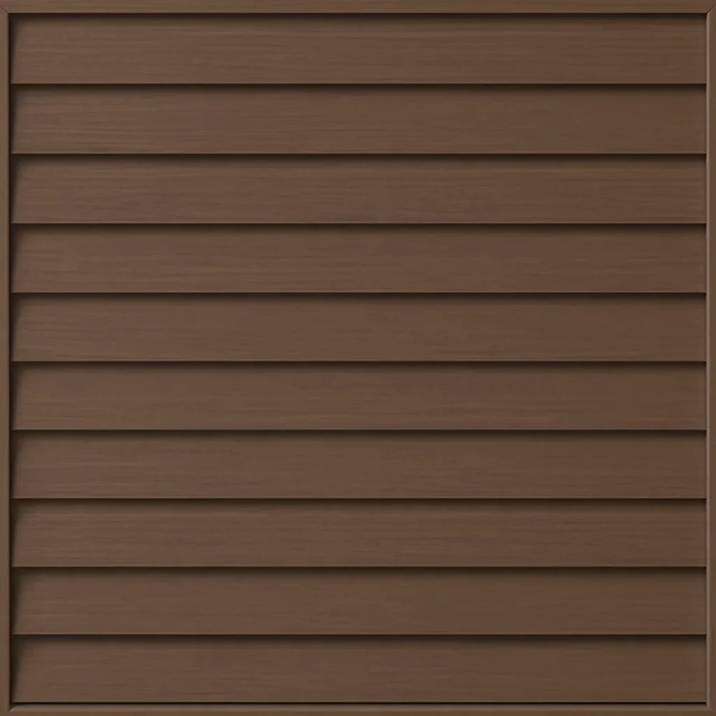 Brown wooden blinds