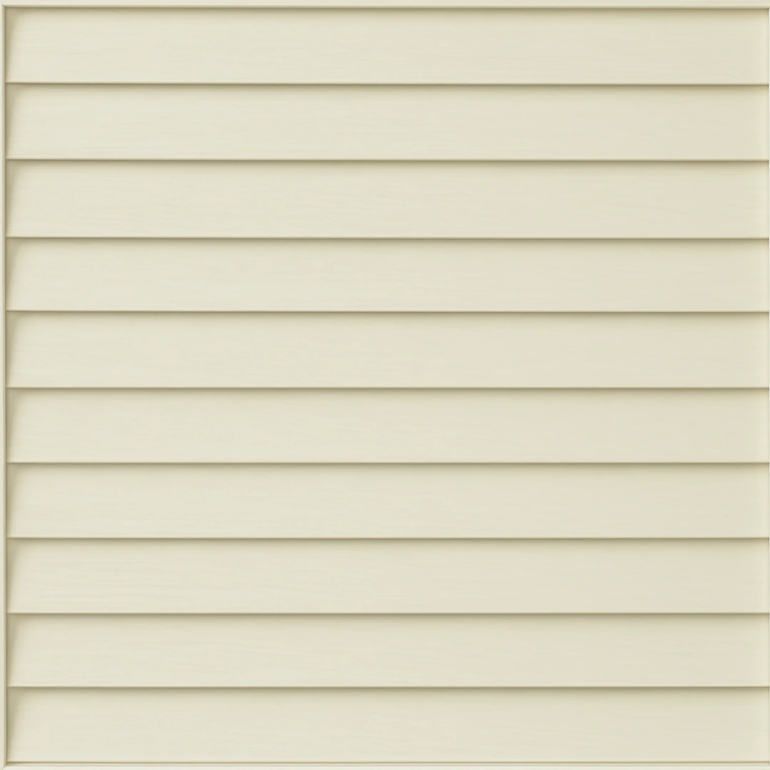 Cream wooden blinds