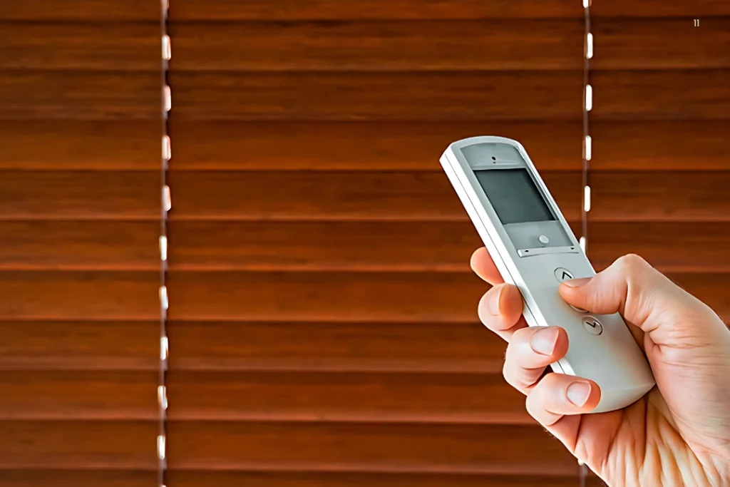 Motorized Wooden Blinds