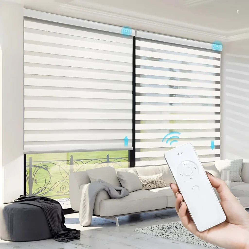 Motorized Zebra Blinds