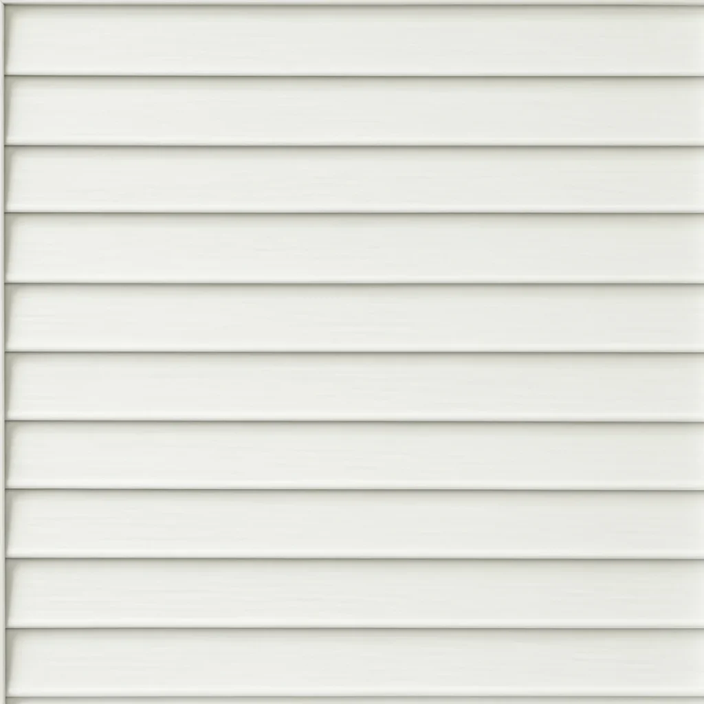 White wooden blinds