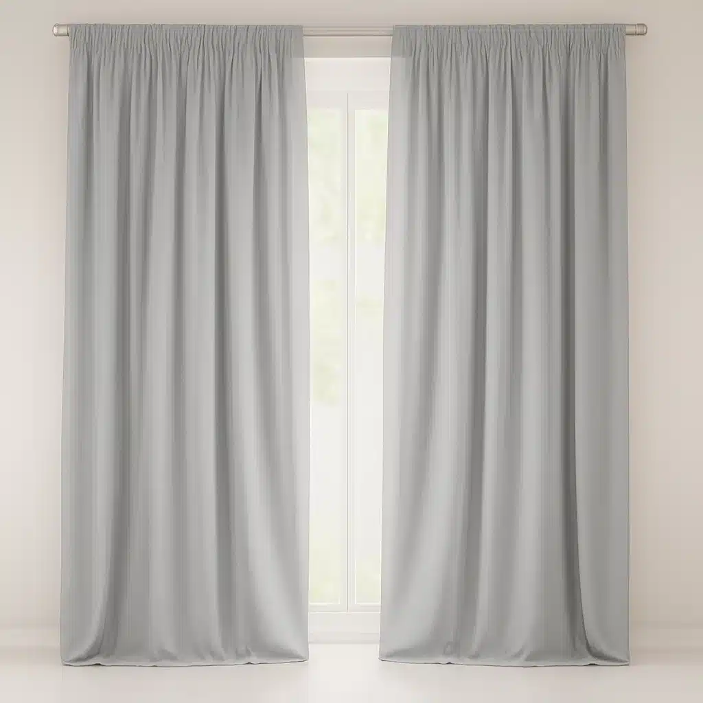 grey blackout curtains