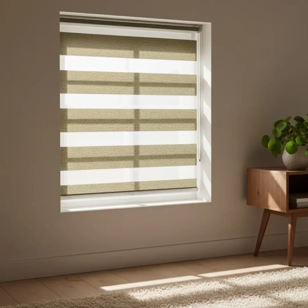 Alma Khaki Color Duplex Blind