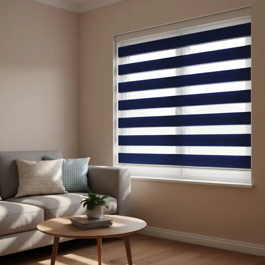 Blue Duplex Blind
