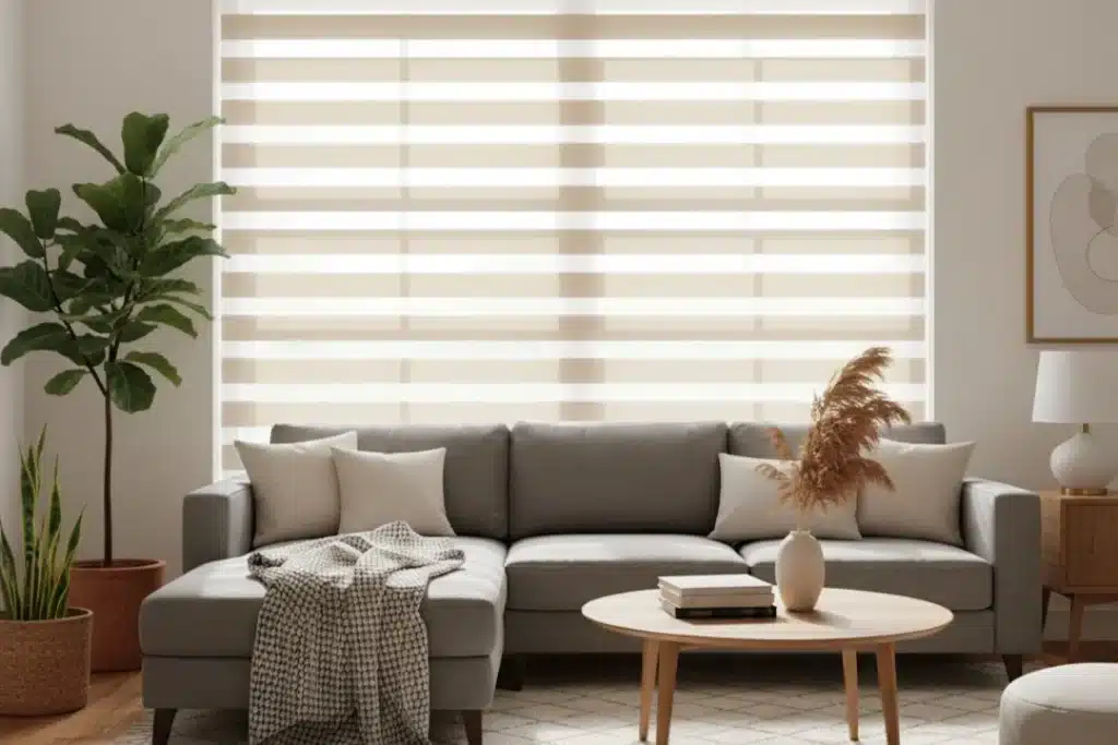 duplex window blinds