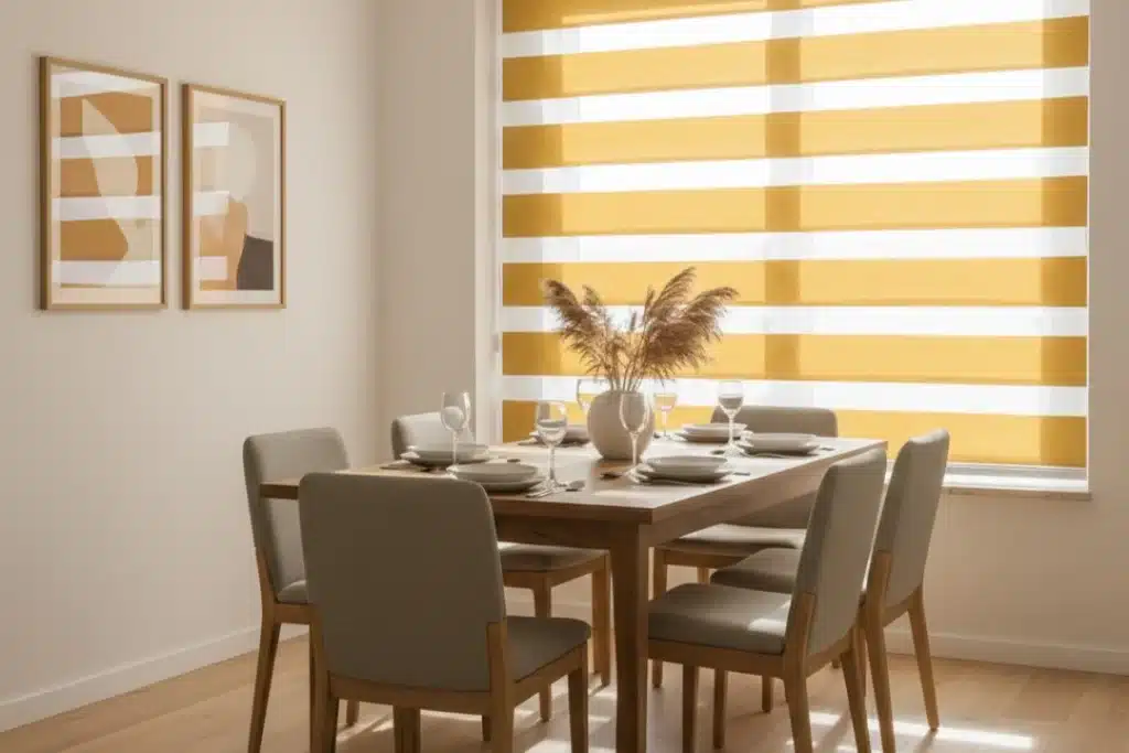 Dining Room Duplex Blinds
