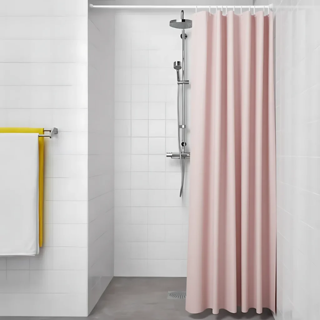 Pink Shower curtains