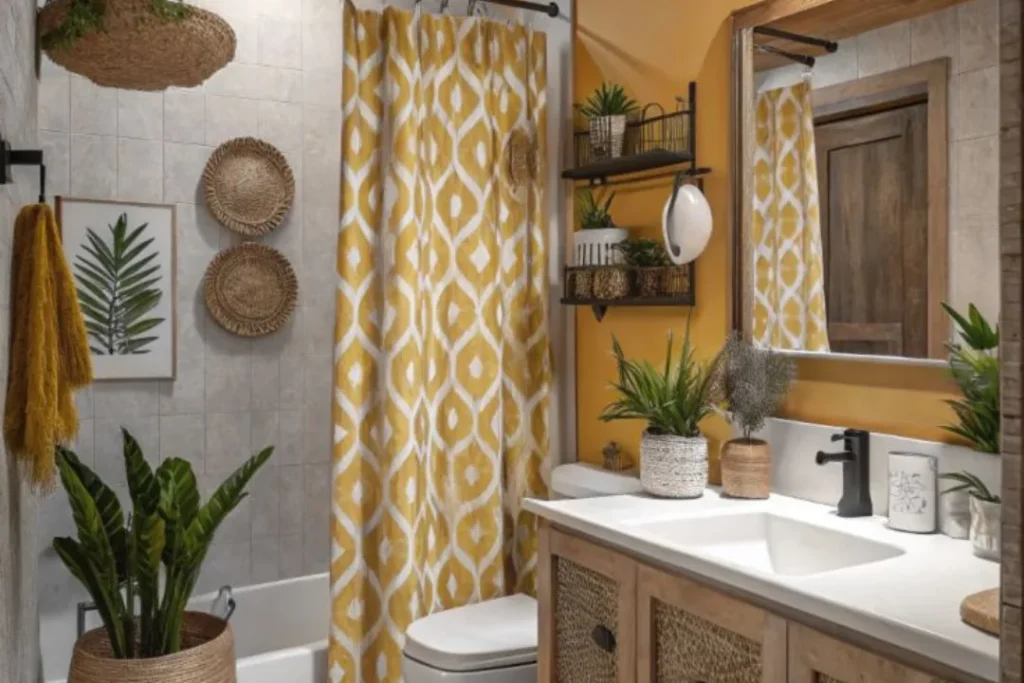 cotton shower curtain