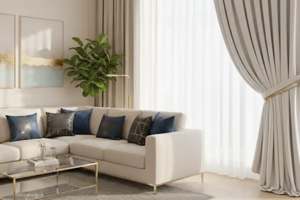 Living Room Velvet Curtain