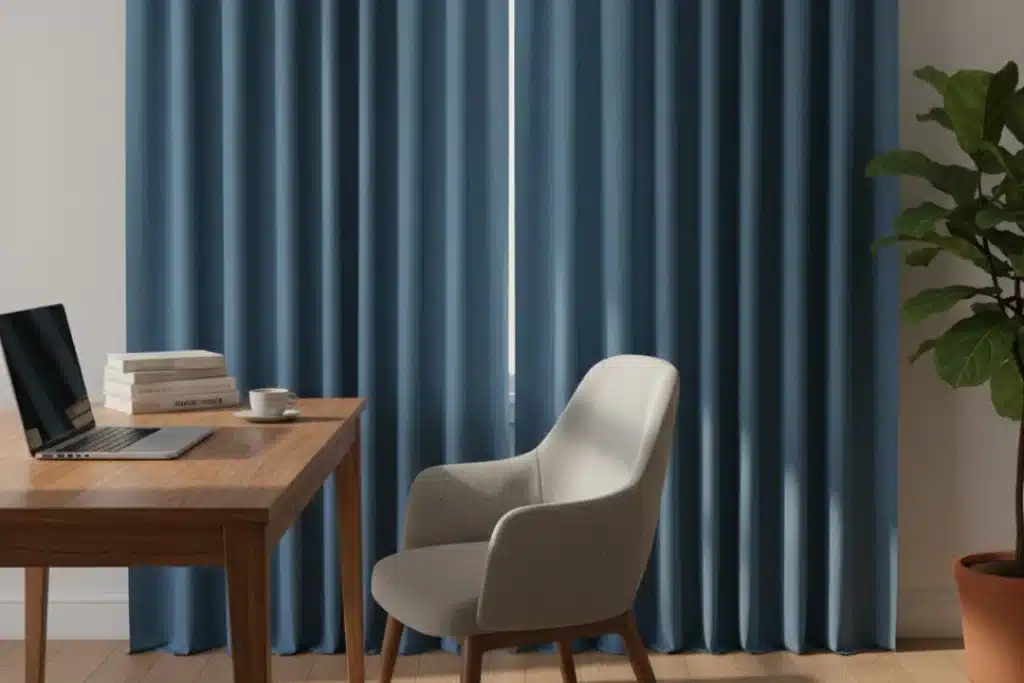 Home office wave curtains