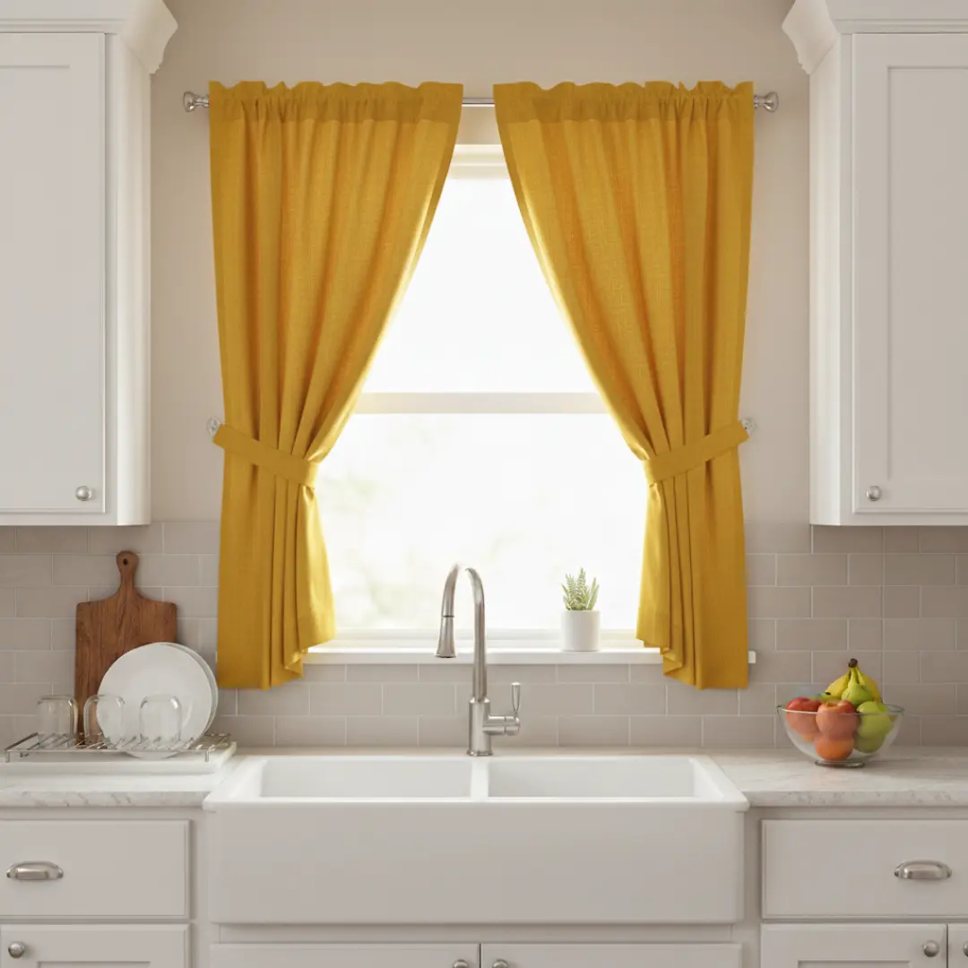 Yellow Kitchen Curtains