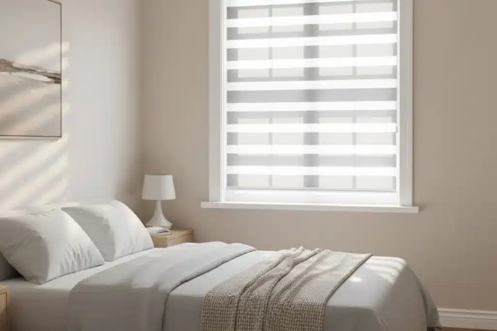Bedroom Zebra Blinds