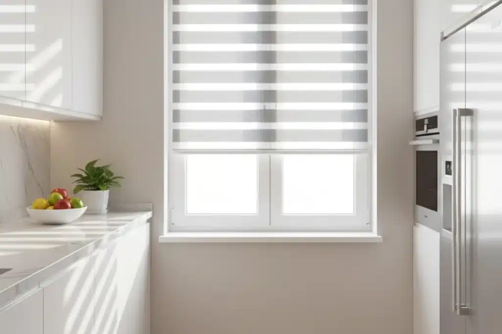 Kitchen Zebra Blinds