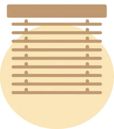 beige kitchen blinds