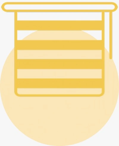 Yellow Duplex Blinds