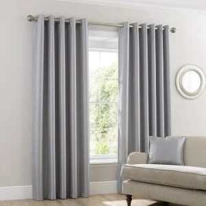 Classic Grey Blackout Living Room Curtain