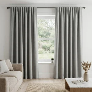 Grey Soundproof Drapes