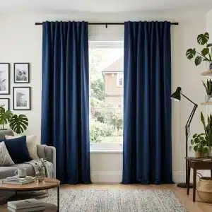 Navy Blue Thermal Blackout Curtain