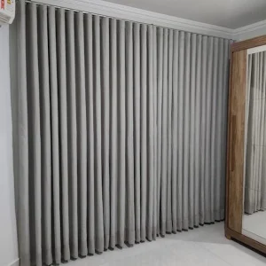 Thermal Soundproof Blackout Drapes Grey