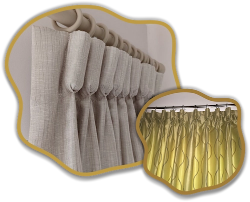 goblet pleat curtains Abu Dhabi